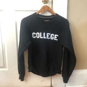 ‘College’ Crew neck